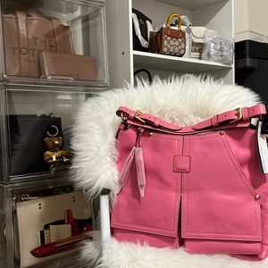 Dooney and Bourke Baby Pink Florentine Kingston Hobo